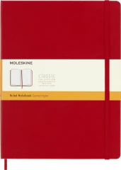 Блокнот Moleskine CLASSIC QP090F2 XLarge 190х250мм 192стр. линейка твердая обложка красный