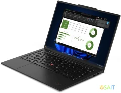 Ноутбук Lenovo ThinkPad X1 Carbon G12 Core Ultra 7 155U 16Gb SSD512Gb Intel Graphics 14" IPS WUXGA (1920x1200) Windows 11 Pro black WiFi BT Cam (21KDSG8E00)