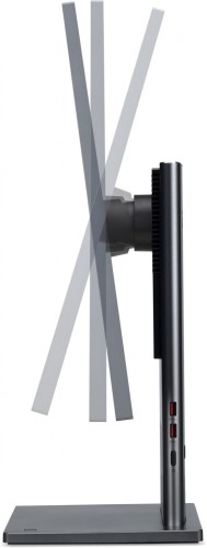 Моноблок Acer Aspire S27-1755 27" WQHD i7 1260P (2.1) 16Gb SSD1Tb Iris Xe CR Eshell GbitEth WiFi BT 135W клавиатура мышь Cam серый 2560x1440