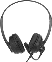 Наушники с микрофоном Оклик HS-M500 черный 1.8м накладные оголовье (1900379)
