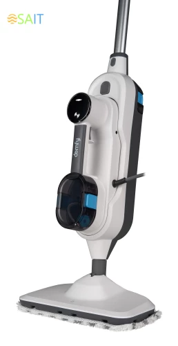 Швабра паровая Domfy DSW-SM710 1500Вт белый/серый