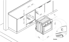 Встраиваемый духовой шкаф Korting Korting Crystal OKB 560 CFX