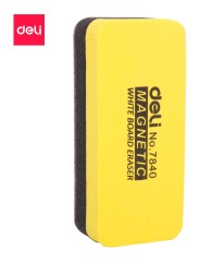 Стиратель Deli E7840 для досок пластик 11х5х3см ассорти магнитный