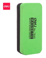 Стиратель Deli E7840 для досок пластик 11х5х3см ассорти магнитный