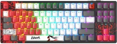 Клавиатура A4Tech WS87 Naraka механическая черный/красный USB беспроводная BT/Radio for gamer LED (WS87)
