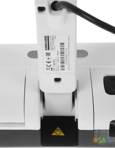 Швабра паровая Karcher KST 1 Upright 1300Вт белый/серый