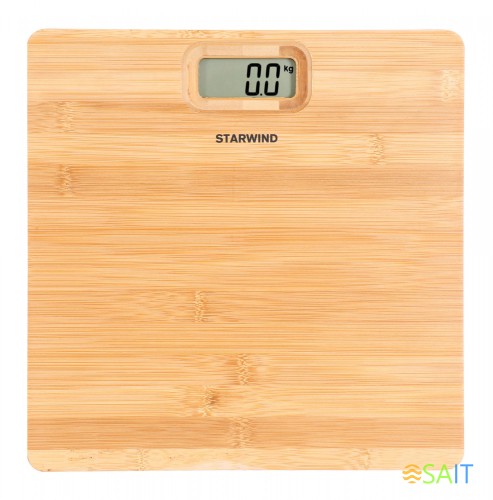Весы напольные электронные Starwind SSP6070 макс.180кг бамбук