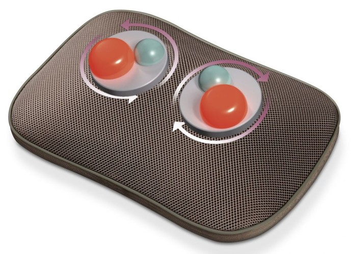 Массажная подушка Beurer MG147 12Вт коричневый (643.35)