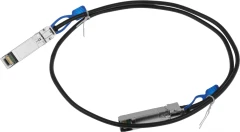 Патч-корд MikroTik XS+DA0001 25Гбит/с stranded 1м черный SFP28-SFP28 (упак.:1шт)