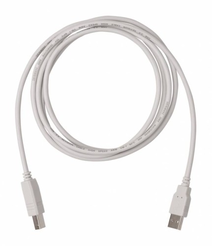 Кабель Buro Reversible USB A(m) USB B(m) 1.8м серый