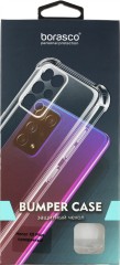 Чехол (клип-кейс) BoraSCO для Honor X5 Plus Bumper Case прозрачный (72471)