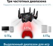 Роутер беспроводной Asus GT-AX11000 AX11000 10/100/1000BASE-TX/4G ready черный