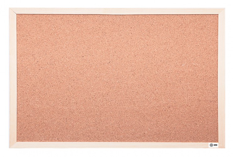 Доска пробковая Cactus CS-CWBD-60X90 пробковая коричневый 60x90см деревянная рама пробка