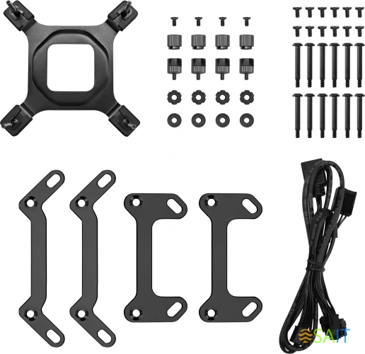 Система водяного охлаждения Deepcool Mystique 360 ARGB Soc-AM5/AM4/1200/1700/1851 черный 4-pin 36.49dB Al LCD 1847gr Ret (R-LX750-BKADSNC-G-1)