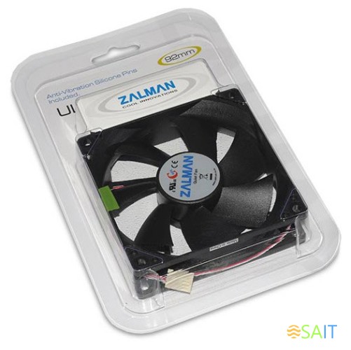 Вентилятор для корпуса Zalman ZM-F2 Plus (SF) 90х90x25 черный 3-pin 23дБ Ret