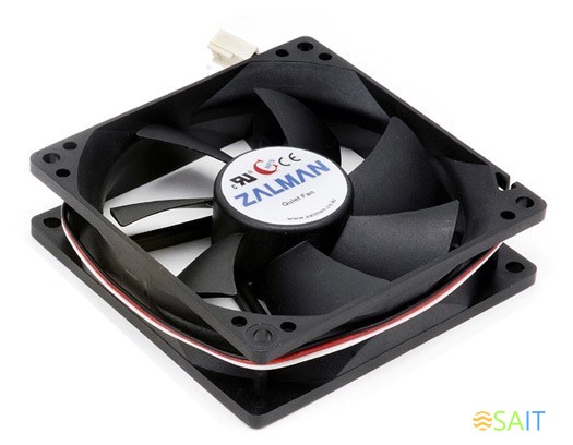 Вентилятор для корпуса Zalman ZM-F2 Plus (SF) 90х90x25 черный 3-pin 23дБ Ret