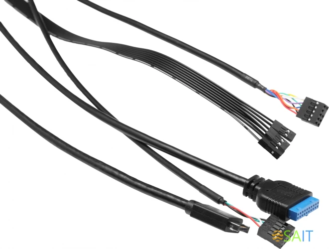 Корпус Formula Crystal Z5 TG черный без БП mATX 6x120mm 1xUSB2.0 1xUSB3.0 audio bott PSU