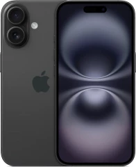 Смартфон Apple A3287 iPhone 16 128Gb черный моноблок 3G 4G 1Sim 6.1" 1179x2556 iOS 18 48Mpix 802.11 a/b/g/n/ac/ax/be NFC GPS Protect