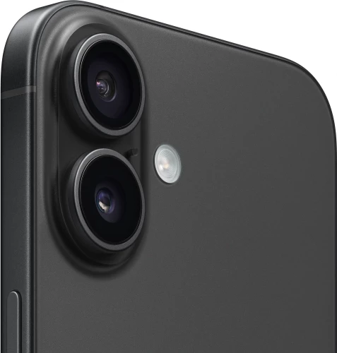 Смартфон Apple A3287 iPhone 16 128Gb черный моноблок 3G 4G 1Sim 6.1" 1179x2556 iOS 18 48Mpix 802.11 a/b/g/n/ac/ax/be NFC GPS Protect