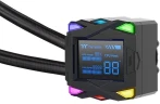 Система водяного охлаждения Thermaltake LA360-S ARGB Soc-AM5/AM4/1200/1700/1851 черный 4-pin 38.35dB Al LCD 360W Ret (CL-W462-PL12SW-A)
