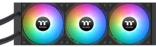 Система водяного охлаждения Thermaltake LA360-S ARGB Soc-AM5/AM4/1200/1700/1851 черный 4-pin 38.35dB Al LCD 360W Ret (CL-W462-PL12SW-A)