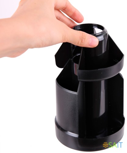 Настольный набор Deli E38250A (15 предметов) пластик черный