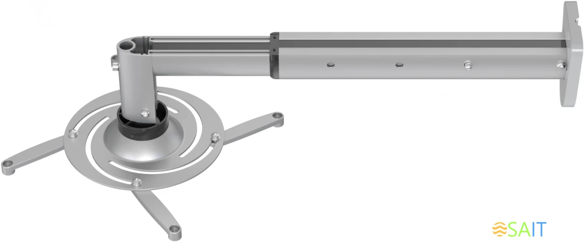 Кронштейн для проектора Cactus CS-VM-PR05BL-AL серебристый макс.10кг настенный поворот и наклон