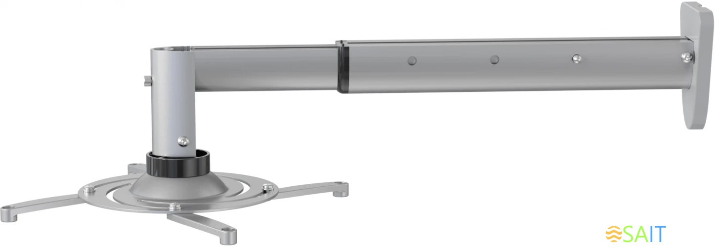 Кронштейн для проектора Cactus CS-VM-PR05BL-AL серебристый макс.10кг настенный поворот и наклон