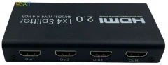 Сплиттер аудио-видео Premier 5-872-4V2 HDMI (f)/4xHDMI (f) черный