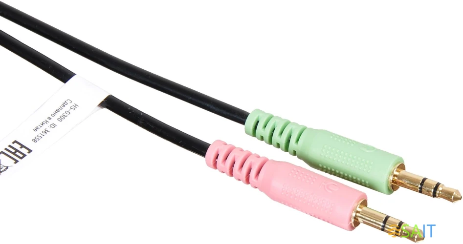 Наушники с микрофоном Оклик HS-G300 ARMAGEDDON белый/черный 2.2м мониторные оголовье (361558)