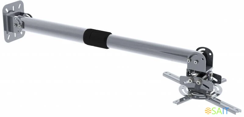 Кронштейн для проектора Cactus CS-VM-PR16L-AL серебристый макс.13.6кг потолочный поворот и наклон