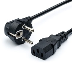 Кабель питания GoPower CEE 7 / 7-C13 1.8 м