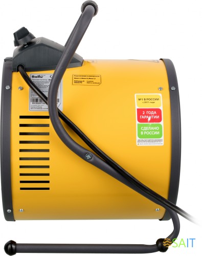 Тепловая пушка электрическая Ballu BHP-P-6 желтый/черный