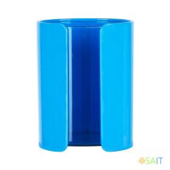 Подставка Deli E9141 для письменных принадлежностей 82х82х106мм ассорти пластик