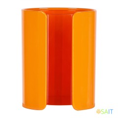 Подставка Deli E9141 для письменных принадлежностей 82х82х106мм ассорти пластик