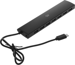Разветвитель USB-C Digma HUB-7U2.0-UC-B 7порт. черный