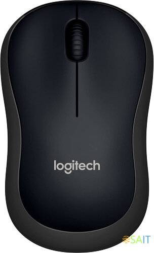 Мышь Logitech B220 Silent черный оптическая 1000dpi silent беспров. USB 2but (910-005553)