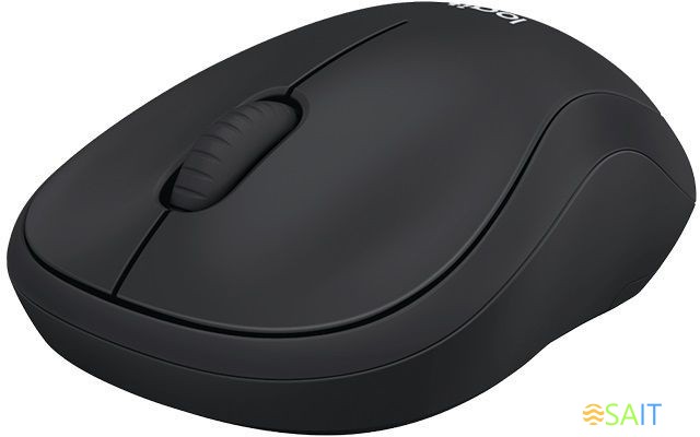 Мышь Logitech B220 Silent черный оптическая 1000dpi silent беспров. USB 2but (910-005553)