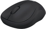 Мышь Logitech B220 Silent черный оптическая 1000dpi silent беспров. USB 2but (910-005553)