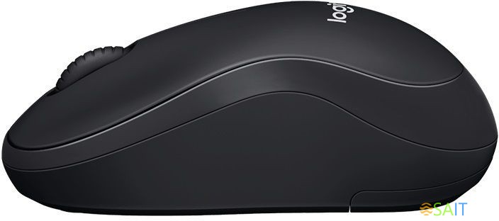 Мышь Logitech B220 Silent черный оптическая 1000dpi silent беспров. USB 2but (910-005553)