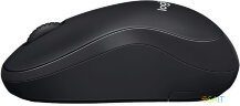 Мышь Logitech B220 Silent черный оптическая 1000dpi silent беспров. USB 2but (910-005553)