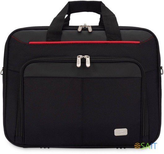 Сумка для ноутбука 15.6" PC Pet PCP-A9015BK черный/красный нейлон