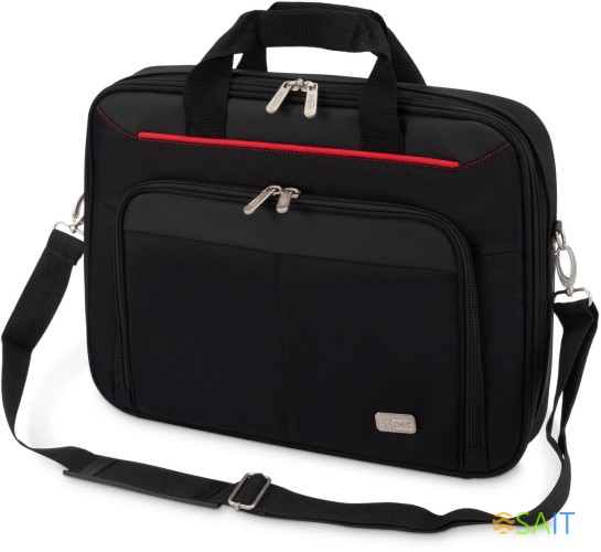 Сумка для ноутбука 15.6" PC Pet PCP-A9015BK черный/красный нейлон