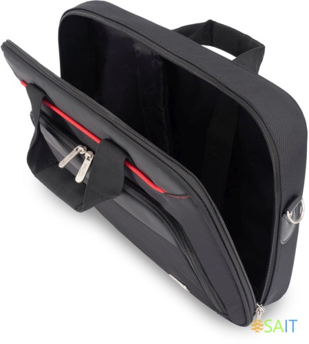 Сумка для ноутбука 15.6" PC Pet PCP-A9015BK черный/красный нейлон