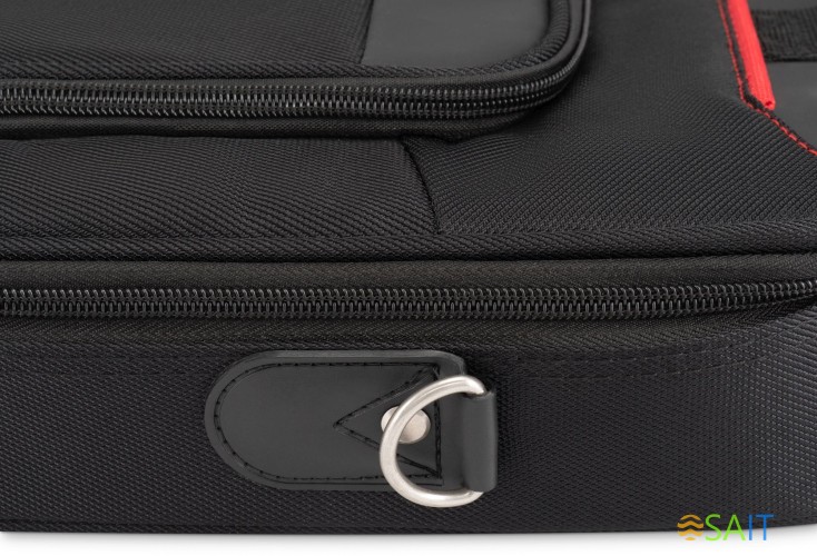 Сумка для ноутбука 15.6" PC Pet PCP-A9015BK черный/красный нейлон