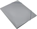 Папка на резинке Silwerhof Eco A4 пластик 0.5мм кор.15мм серый