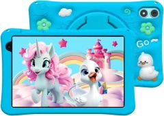 Планшет Teclast P85T Kids A523 (1.8) 8C RAM4Gb ROM64Gb 8" IPS 1280x800 Android 14 синий 2Mpix 0.3Mpix BT WiFi microSD 512Gb 5000mAh 5hr