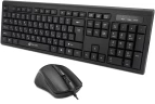 Клавиатура + мышь Оклик 600M клав:черный мышь:черный USB (337142)