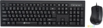 Клавиатура + мышь Оклик 600M клав:черный мышь:черный USB (337142)