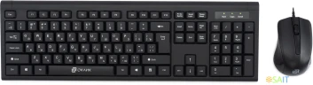 Клавиатура + мышь Оклик 600M клав:черный мышь:черный USB (337142)
